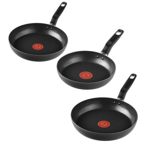 Set de sartenes de 20, 24 y 26cm Easy cook negro