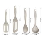 Set de 4 utensilios Resource hechos con materiales reciclados